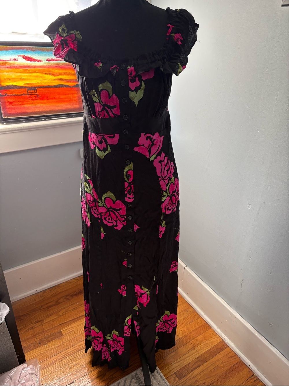 Free People Floral Maxi Dress Size Medium